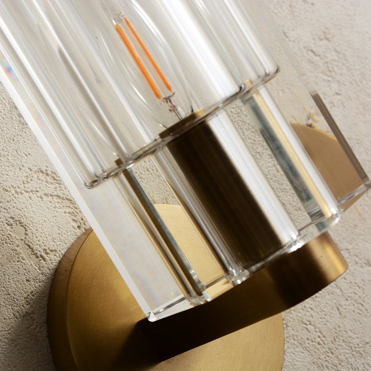 Arcachonest Crystal Wall Sconce 9"H - Zonesus