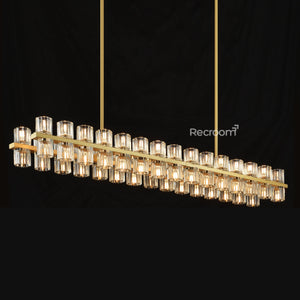 Arcachonest LED Rectangular Chandelier 54" - Zonesus