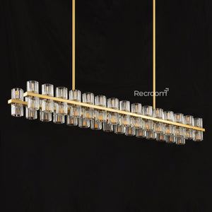 Arcachonest LED Rectangular Chandelier 54" - Zonesus