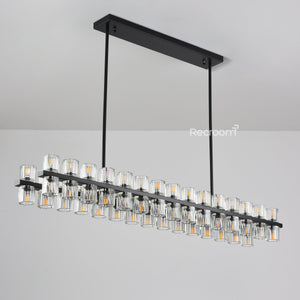 Arcachonest LED Rectangular Chandelier 54" - Zonesus