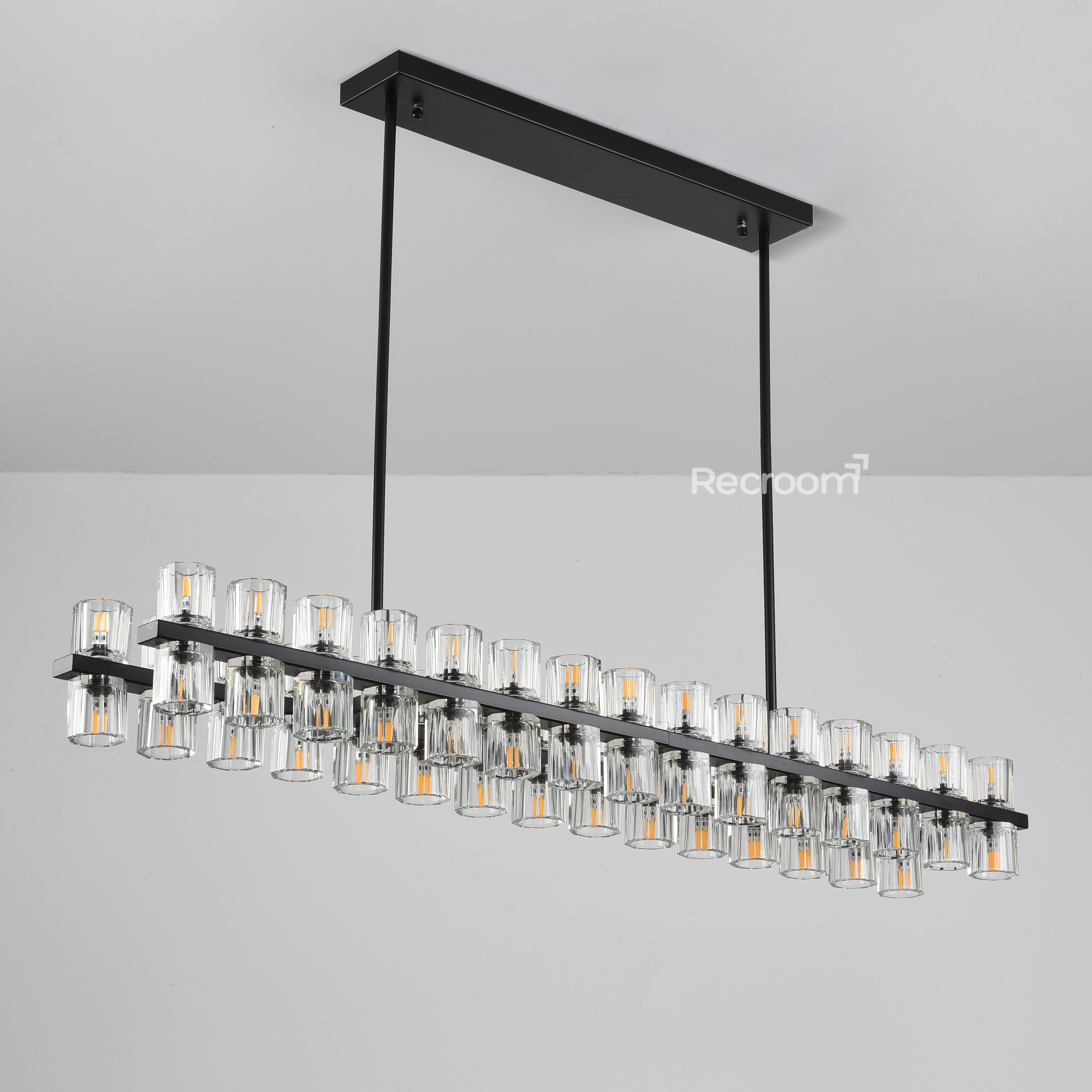 Arcachonest LED Rectangular Chandelier 54" - Zonesus
