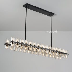 Arcachonest LED Rectangular Chandelier 54" - Zonesus