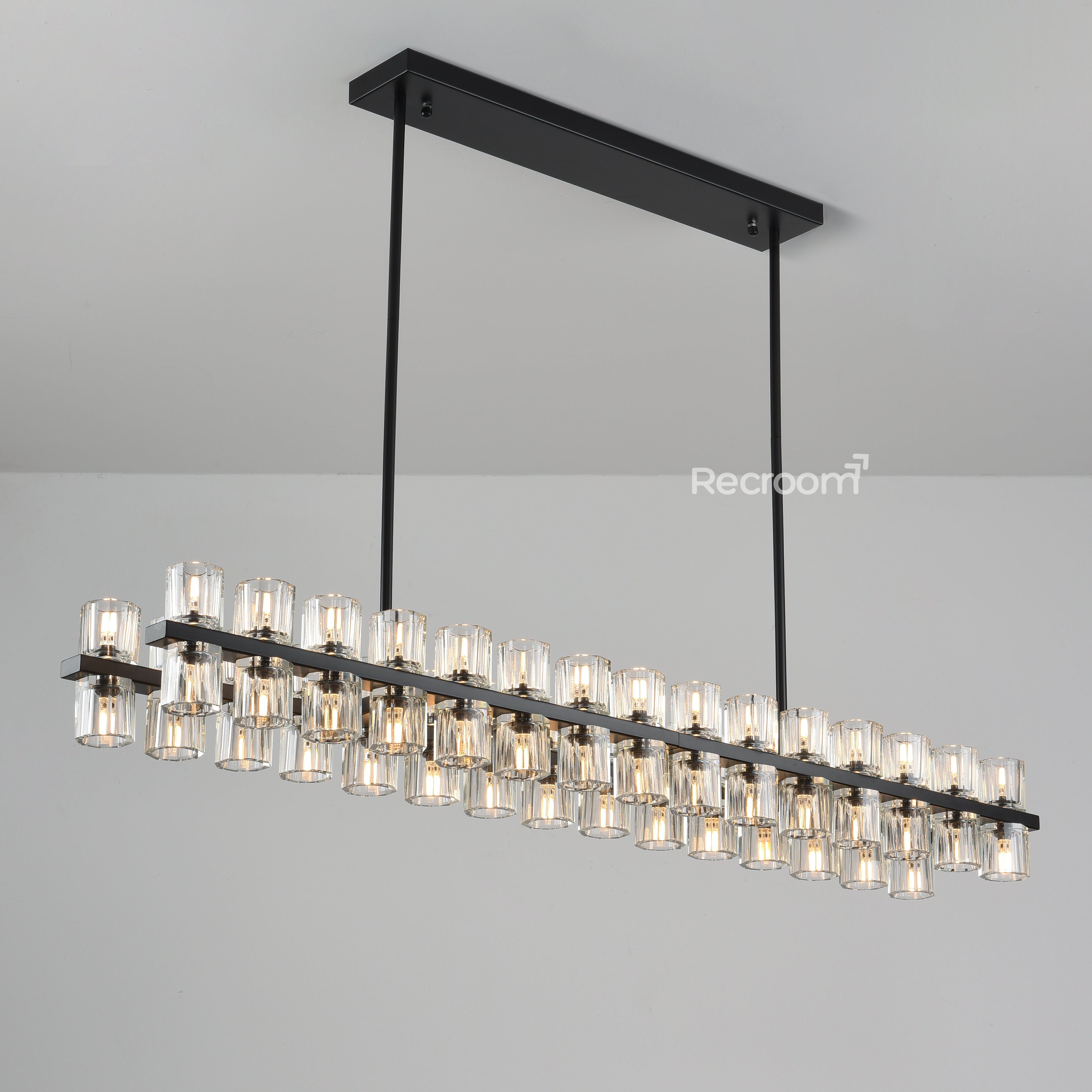 Arcachonest LED Rectangular Chandelier 54" - Zonesus