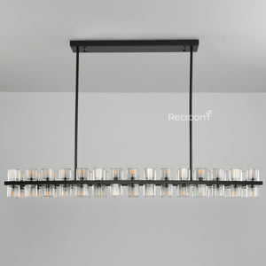 Arcachonest LED Rectangular Chandelier 54" - Zonesus