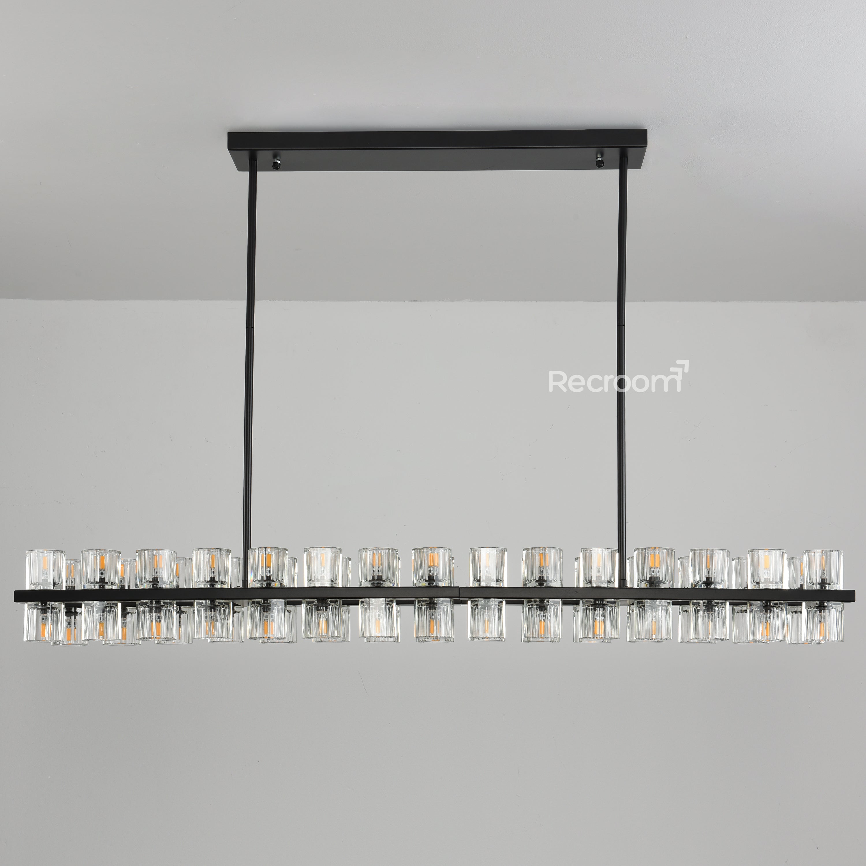 Arcachonest LED Rectangular Chandelier 54" - Zonesus