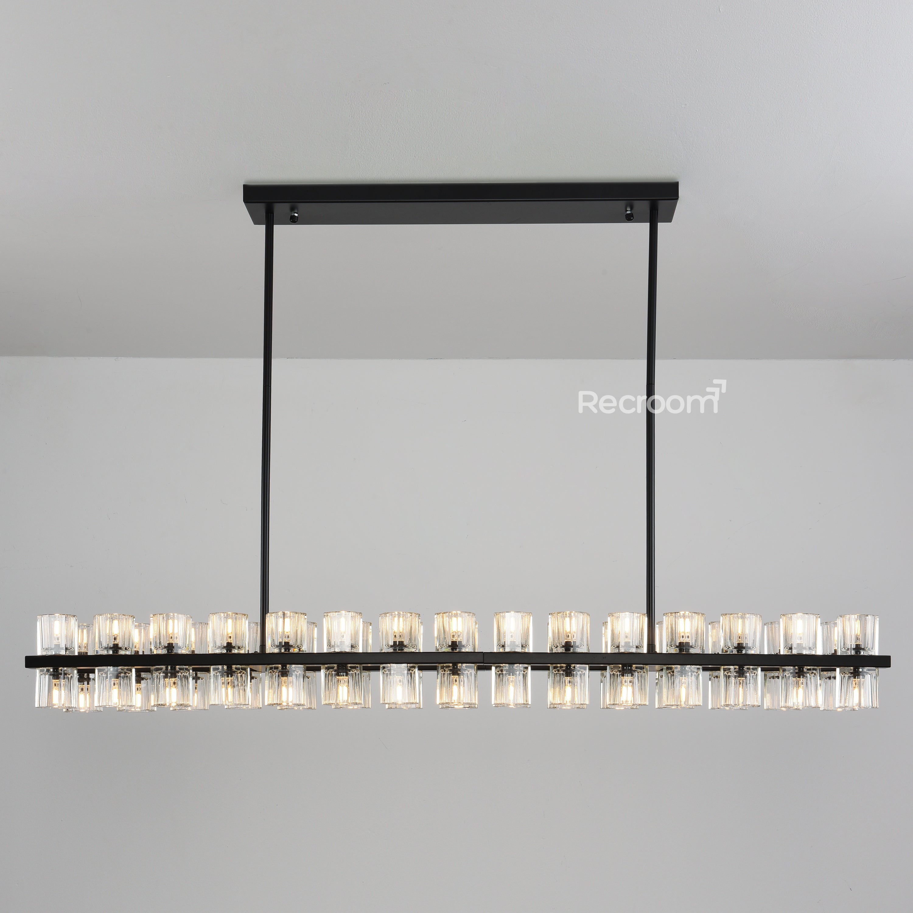 Arcachonest LED Rectangular Chandelier 54" - Zonesus