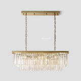 Odean Rectangle Chandelier 40" 49" 59" 72" 2-Layers - Zonesus