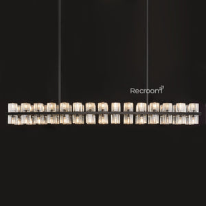 Arcachonest LED Rectangular Chandelier 54" - Zonesus