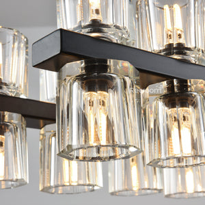 Arcachonest LED Rectangular Chandelier 54" - Zonesus