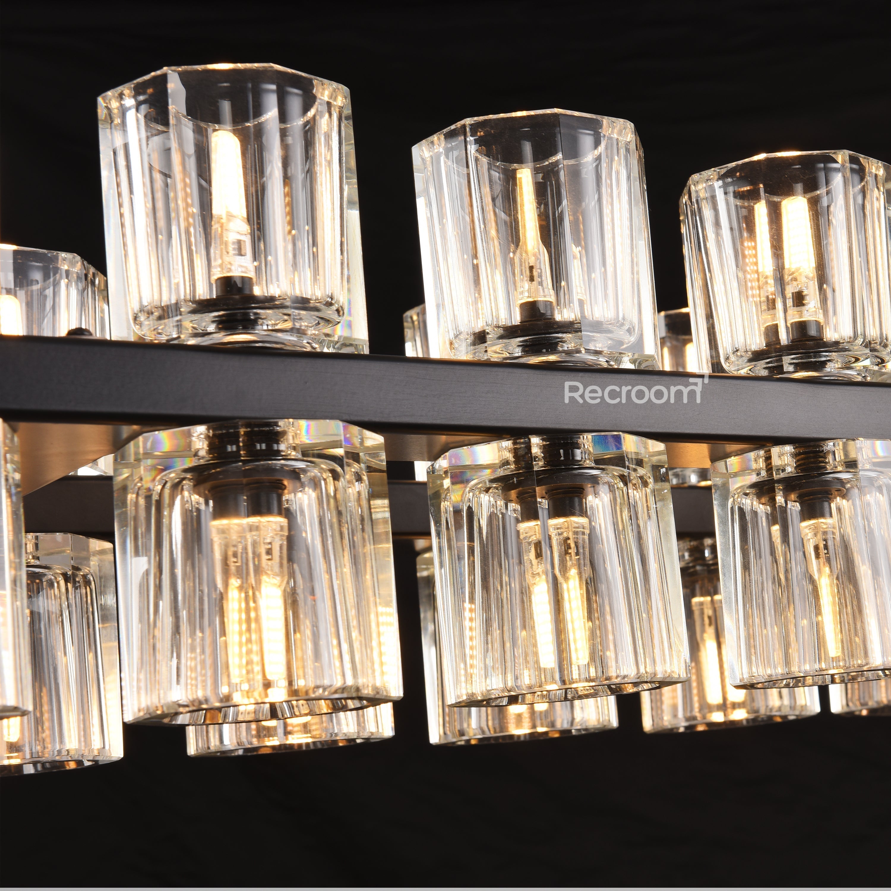 Arcachonest LED Rectangular Chandelier 54" - Zonesus