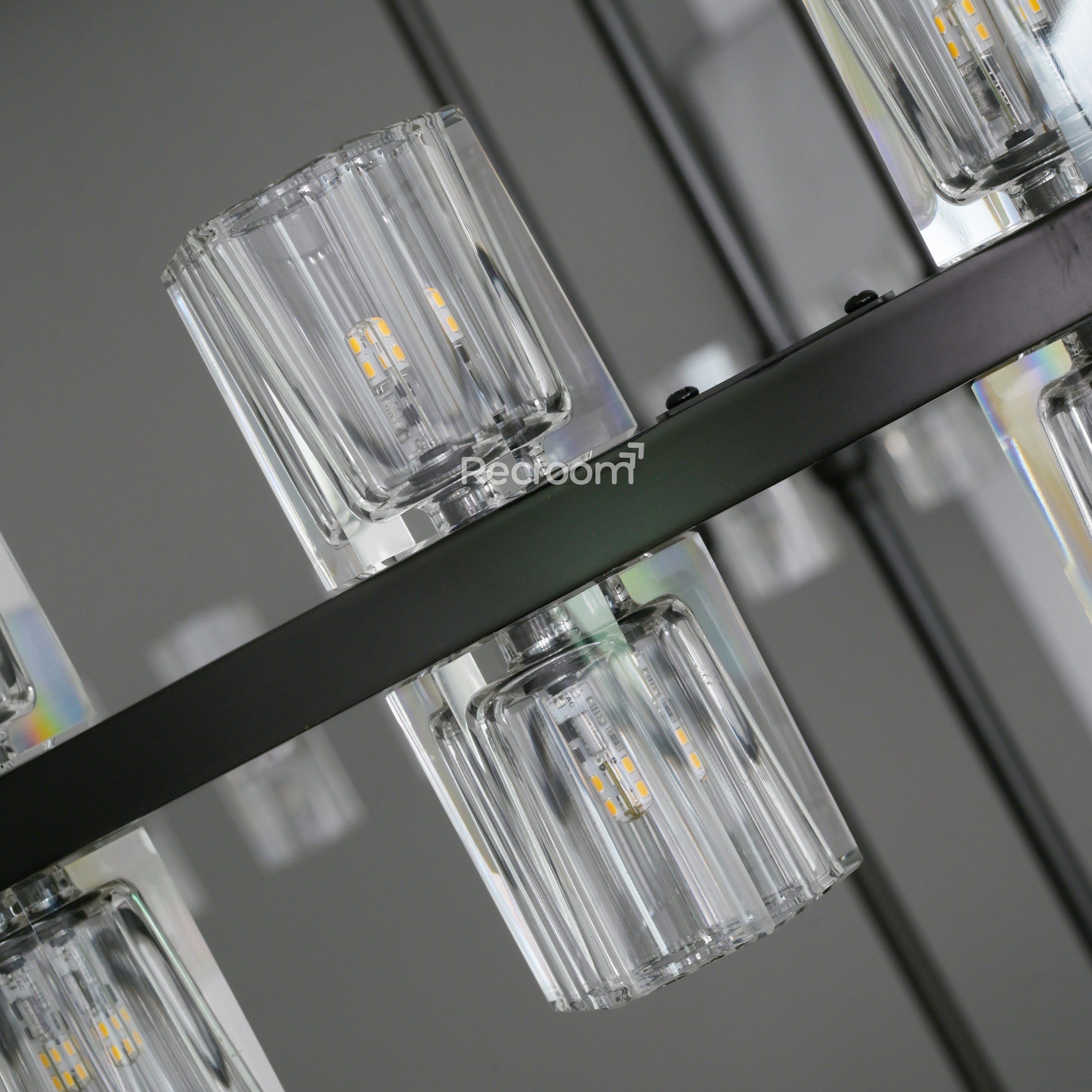 Arcachonest LED Round 2-Tier Chandelier 60" - Zonesus