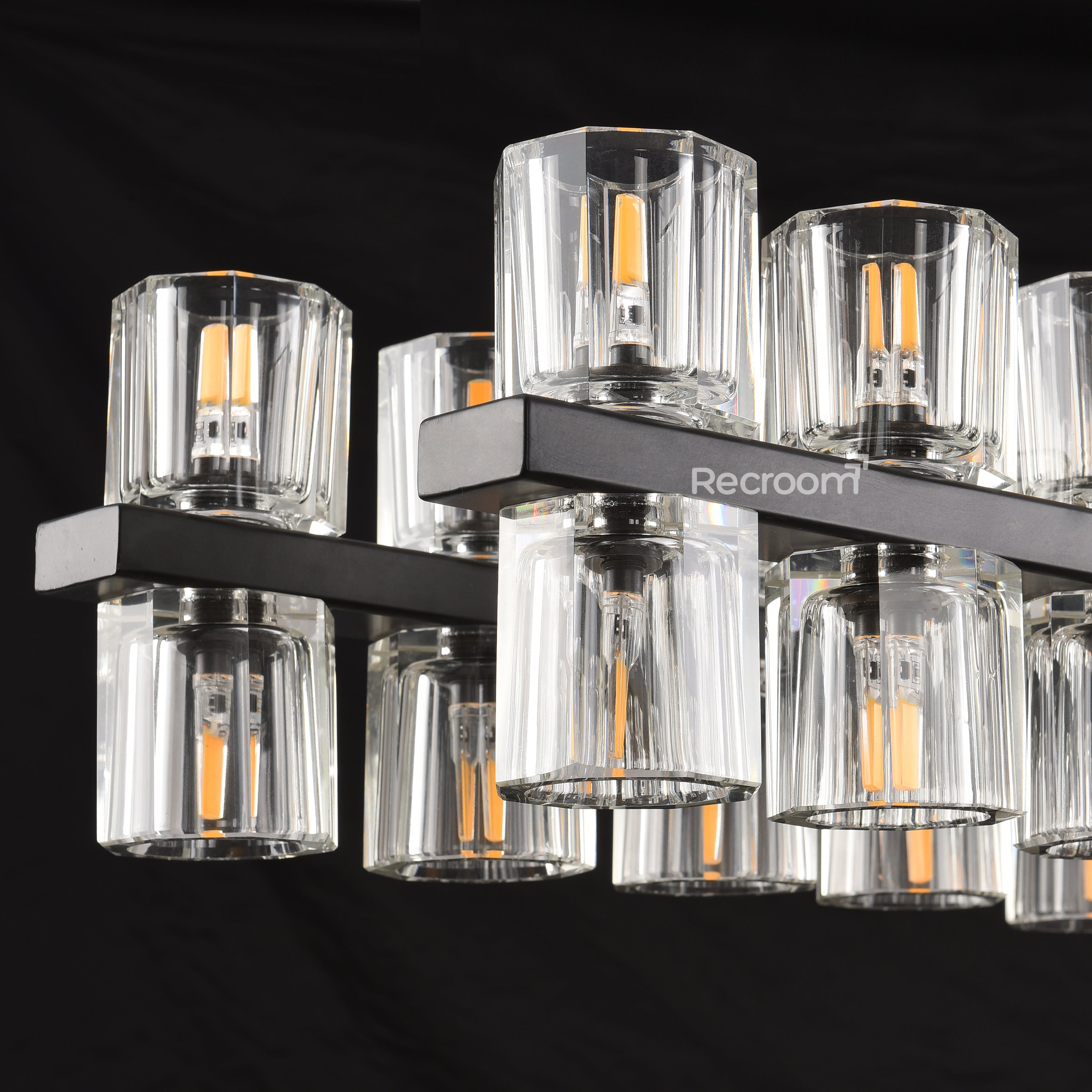 Arcachonest LED Rectangular Chandelier 54" - Zonesus
