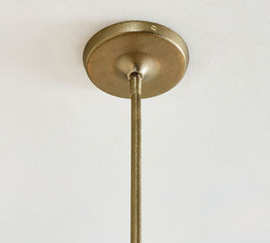 Botanical Forged Iron Oval Chandelier (50") - Zonesus