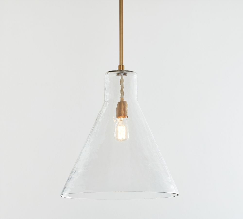 Bridget Recycled Glass Flared Pendant (13"-18") - Zonesus