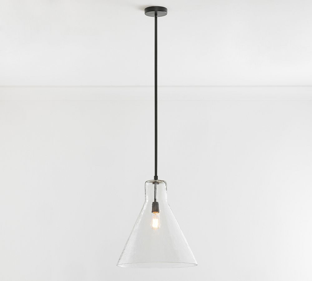 Bridget Recycled Glass Flared Pendant (13"-18") - Zonesus