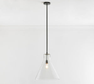 Bridget Recycled Glass Flared Pendant (13"-18") - Zonesus