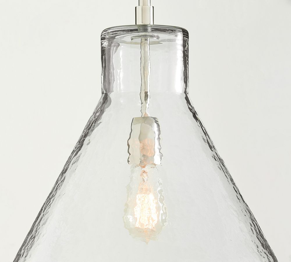 Bridget Recycled Glass Flared Pendant (13"-18") - Zonesus
