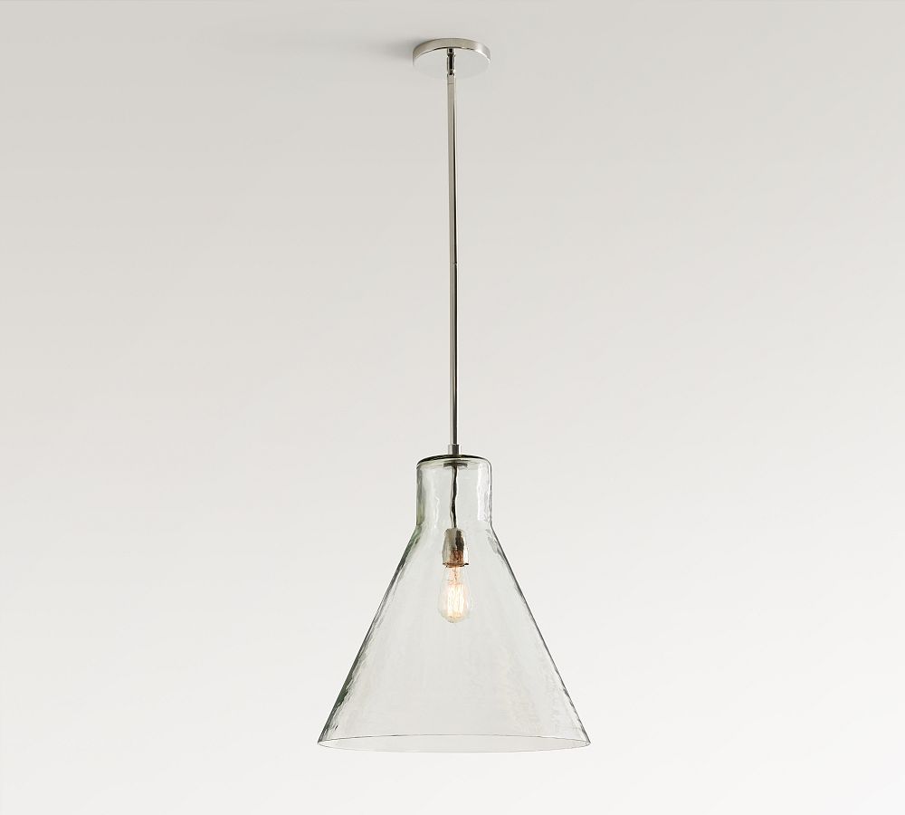 Bridget Recycled Glass Flared Pendant (13"-18") - Zonesus