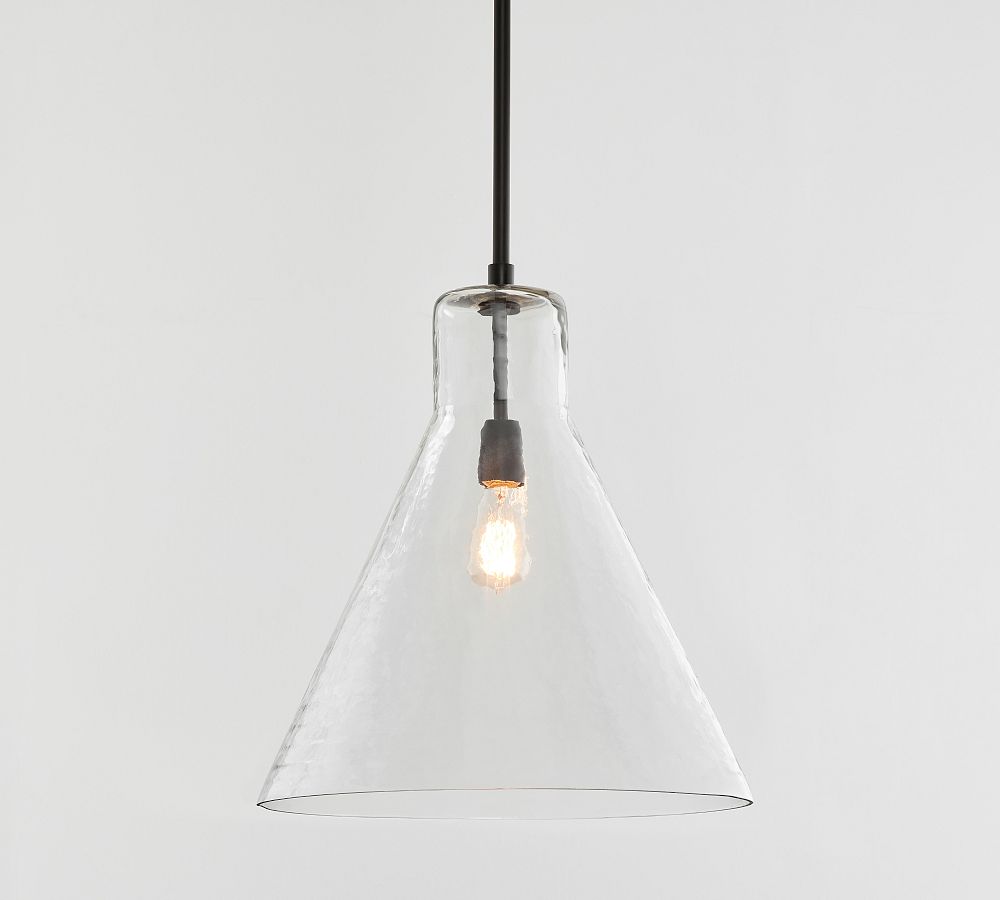 Bridget Recycled Glass Flared Pendant (13"-18") - Zonesus