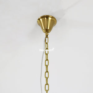 Rococonut Crystal Outdoor Chandelier 33” - Zonesus