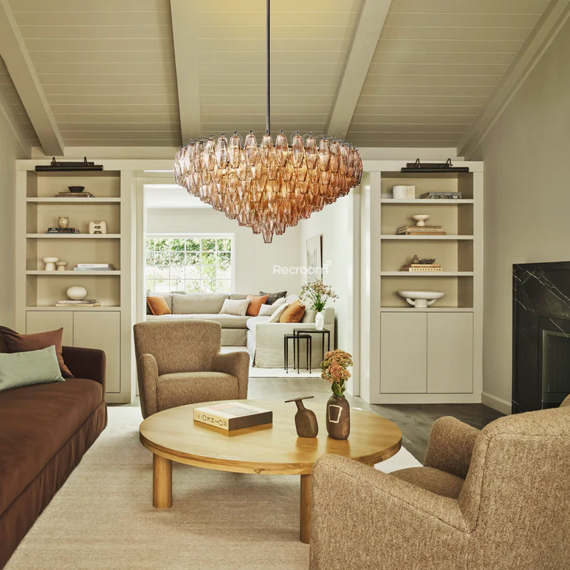 Chia Round Tired Chandelier 37" - Zonesus
