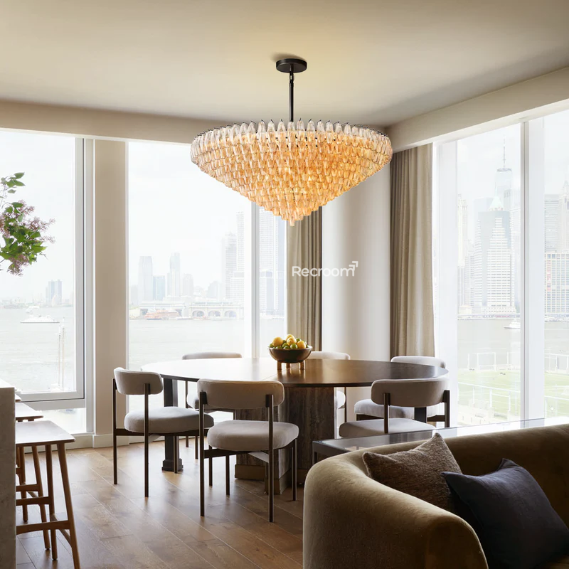 Chia Round Tired Chandelier 62" - Zonesus