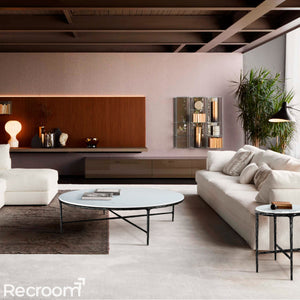 Thaddeo Marble Round Coffee Table - Zonesus