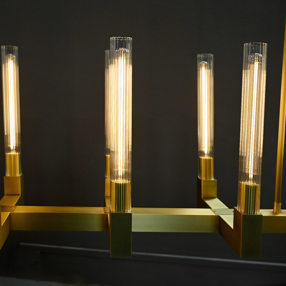 Cannel Linear Chandelier 67" - Zonesus