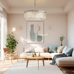 Odean Round Chandelier 32" - Zonesus