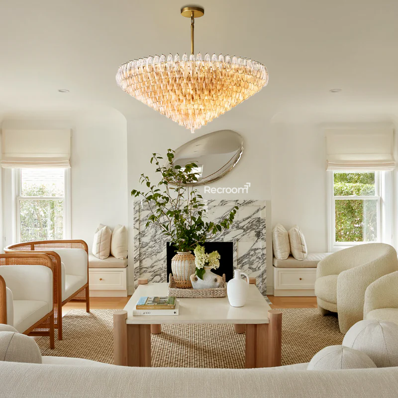 Chia Round Tired Chandelier 62" - Zonesus