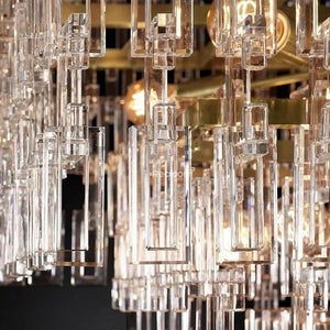 Marige Rectangular Chandelier 60" - Zonesus