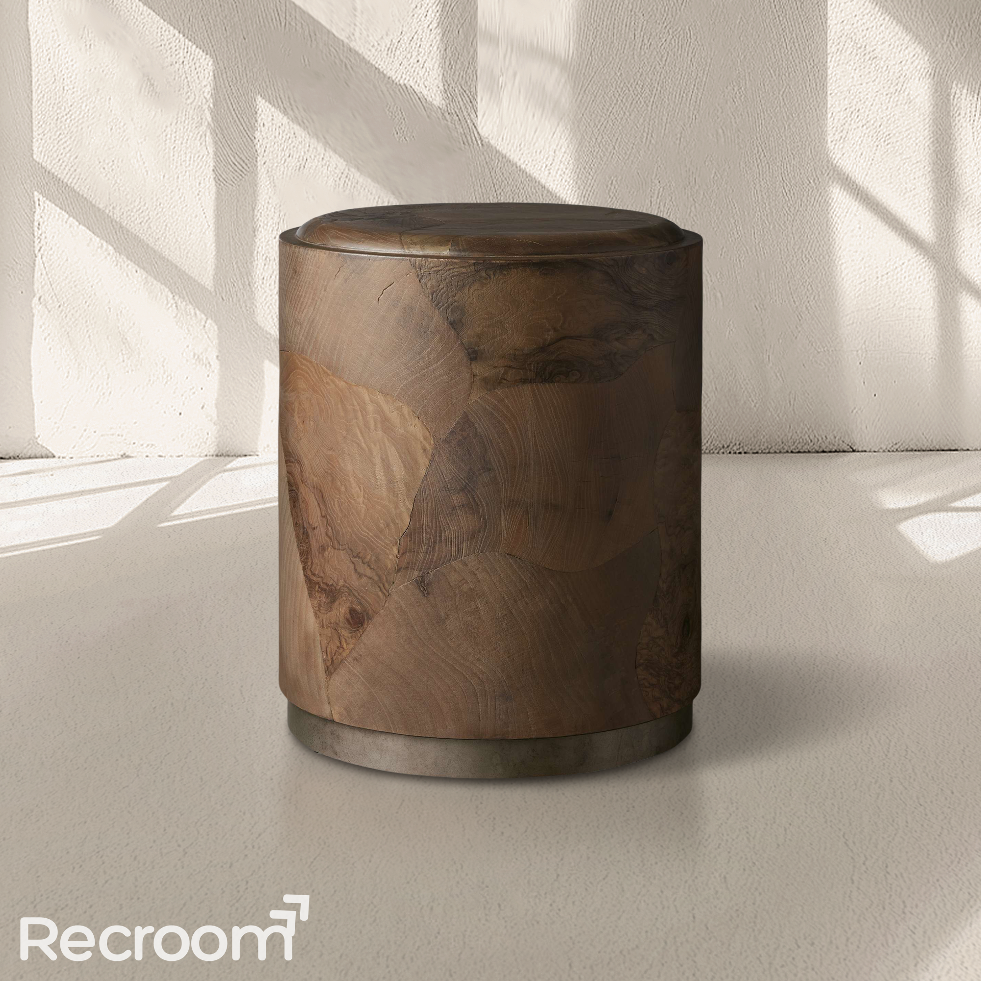 Pola Round Plinth End Table - Zonesus