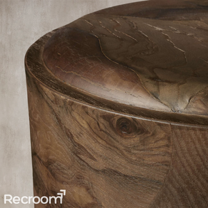 Pola Round Plinth End Table - Zonesus