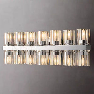 Arcachonest Crystal Wall Sconce 20"W - Zonesus