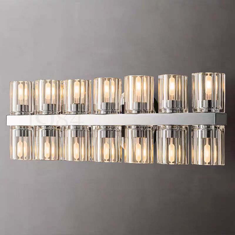 Arcachonest Crystal Wall Sconce 20"W - Zonesus