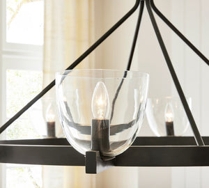 Chamberlin Metal Round Chandelier (50") - Zonesus