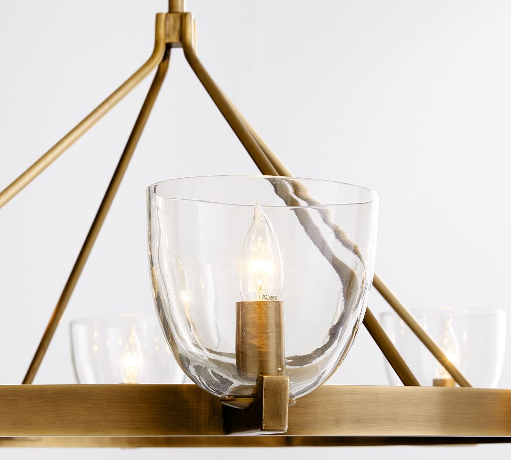 Chamberlin Metal Round Chandelier (50") - Zonesus