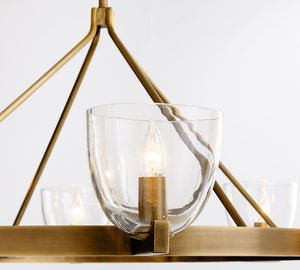 Chamberlin Metal Round Chandelier (50") - Zonesus