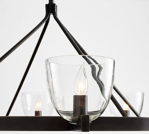 Chamberlin Metal Round Chandelier (50") - Zonesus