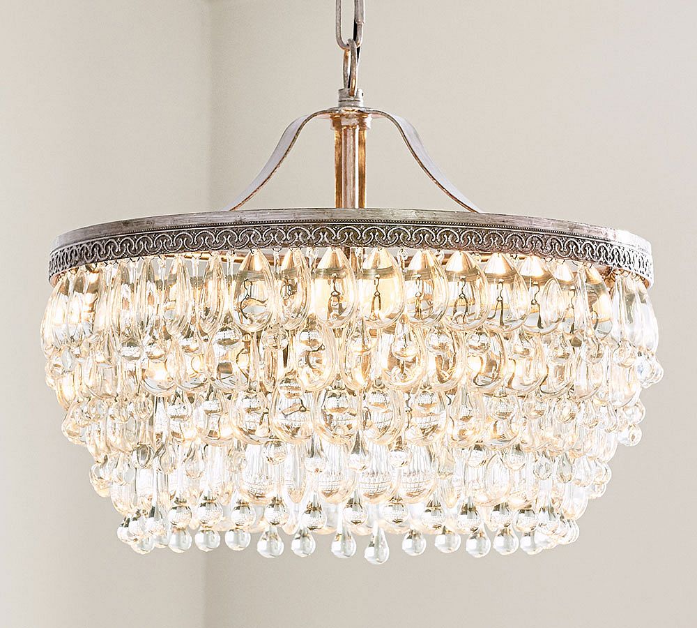 Clarissa Crystal Round Chandelier (19"-28") - Zonesus