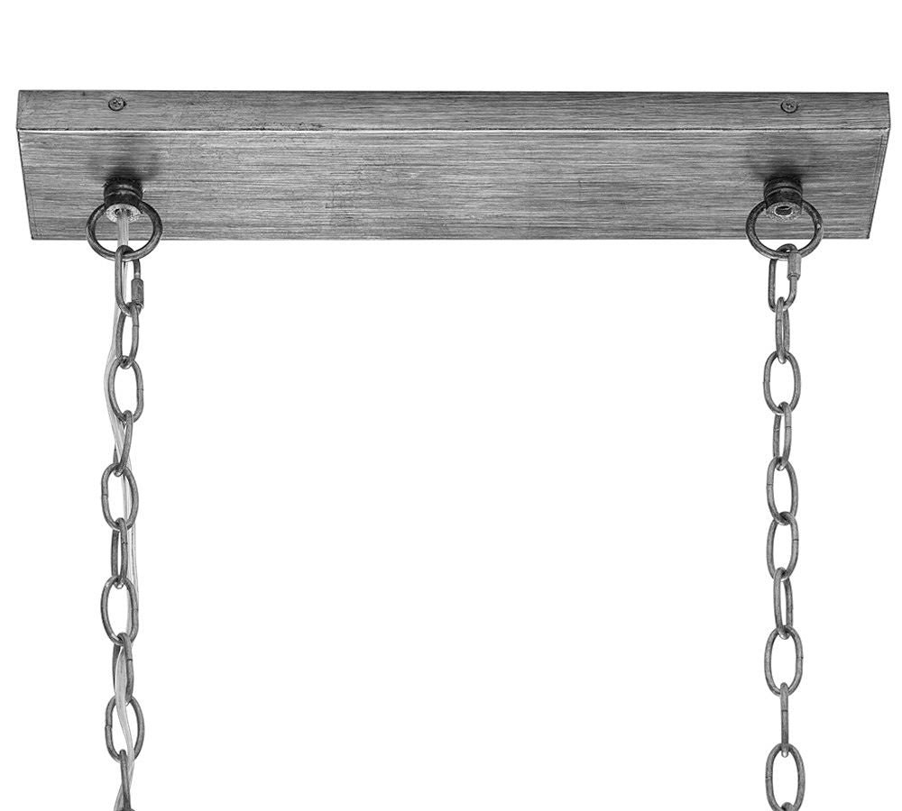 Clarissa Rectangular Crystal Chandelier (30"-40") - Zonesus