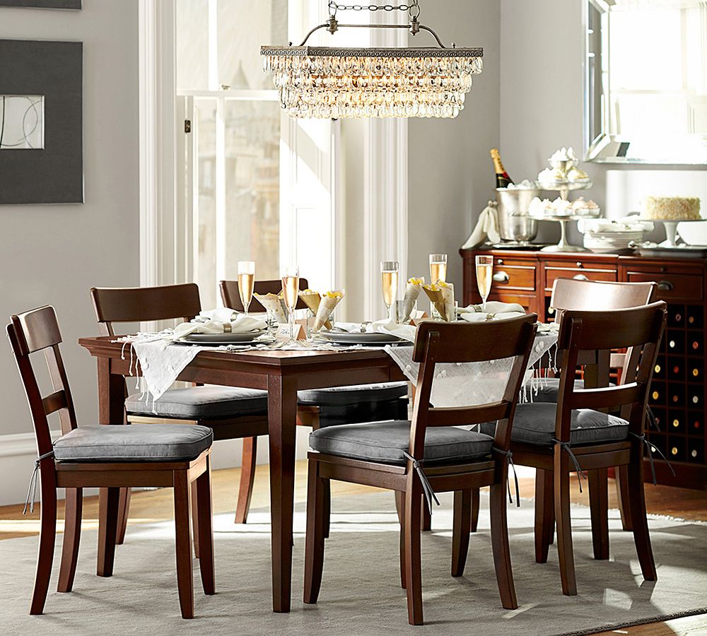 Clarissa Rectangular Crystal Chandelier (30"-40") - Zonesus