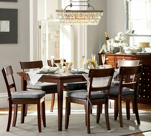 Clarissa Rectangular Crystal Chandelier (30"-40") - Zonesus