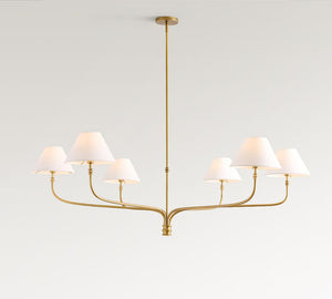 Collins Metal Round Chandelier (36"-51") - Zonesus