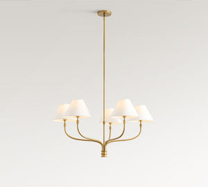 Collins Metal Round Chandelier (36"-51") - Zonesus