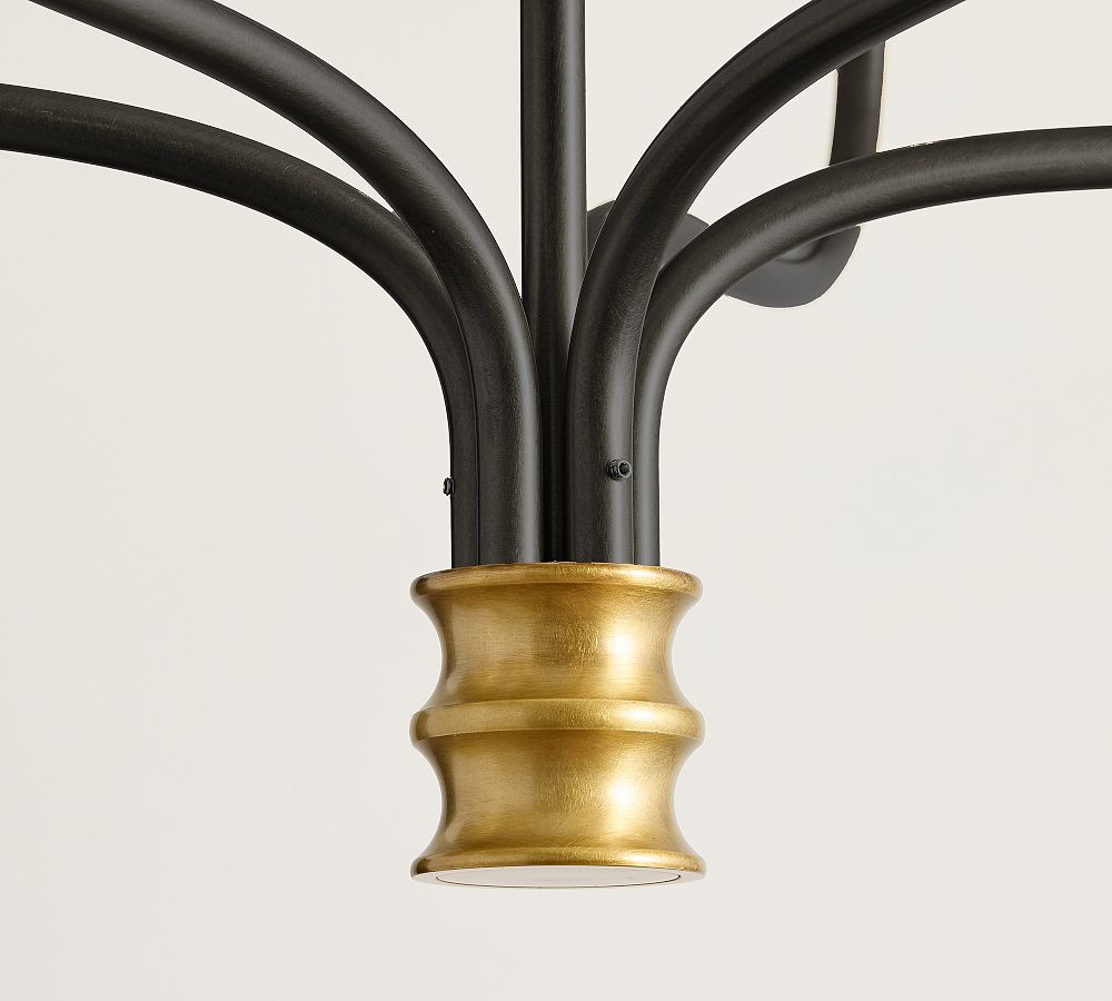 Collins Metal Round Chandelier (36"-51") - Zonesus