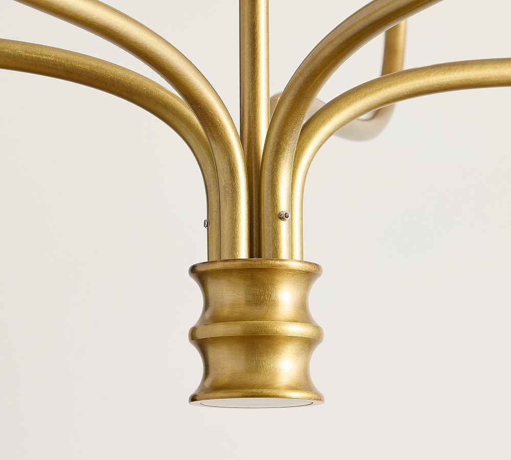 Collins Metal Round Chandelier (36"-51") - Zonesus