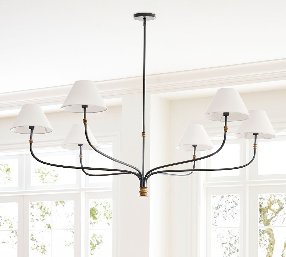 Collins Metal Round Chandelier (36"-51") - Zonesus