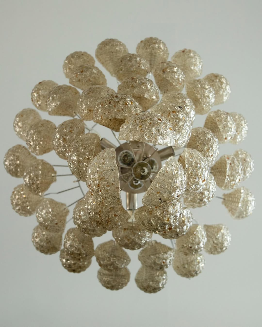 Murano Chandelier – Drop – 41 glasses – Amber - Zonesus