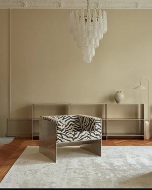 Murano Chandelier – Drop – 52 glasses – Transparent - Zonesus